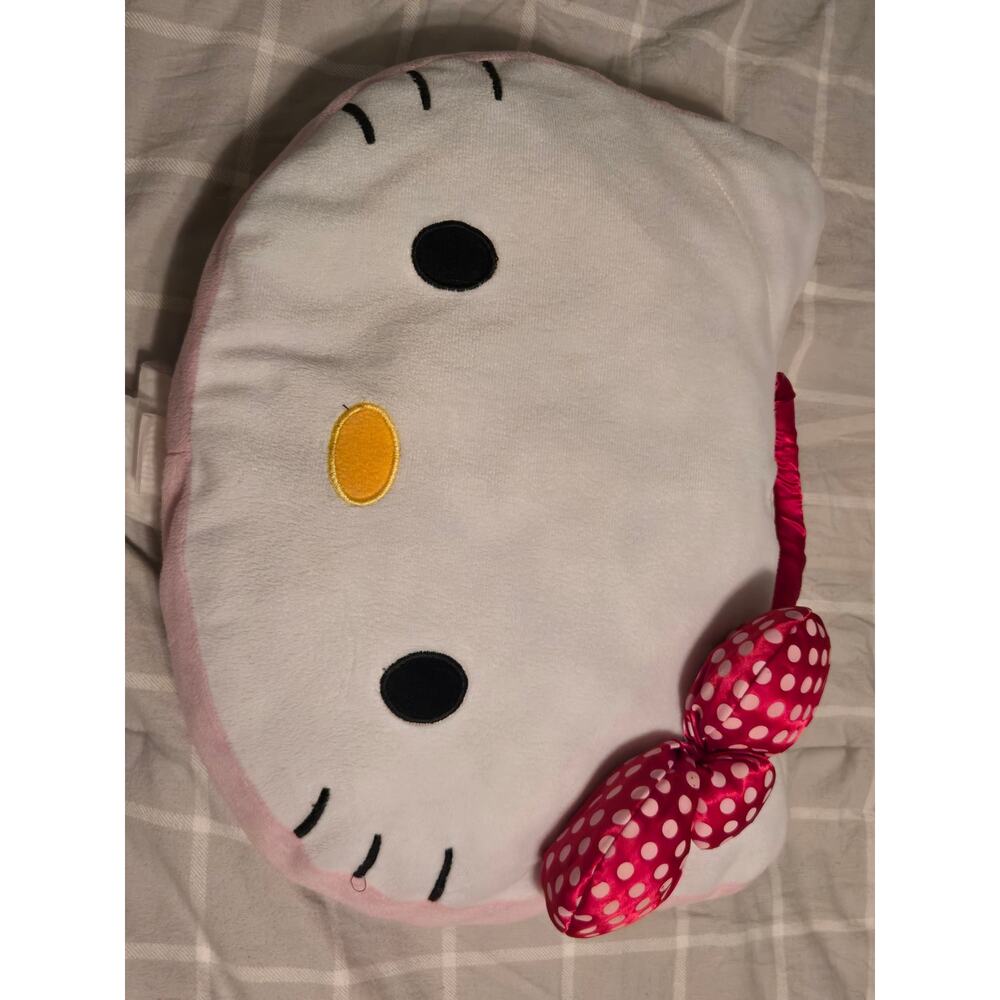 Sanrio Hello Kitty Plush Pillow with Pocket OS Pink Kawaii Collectible